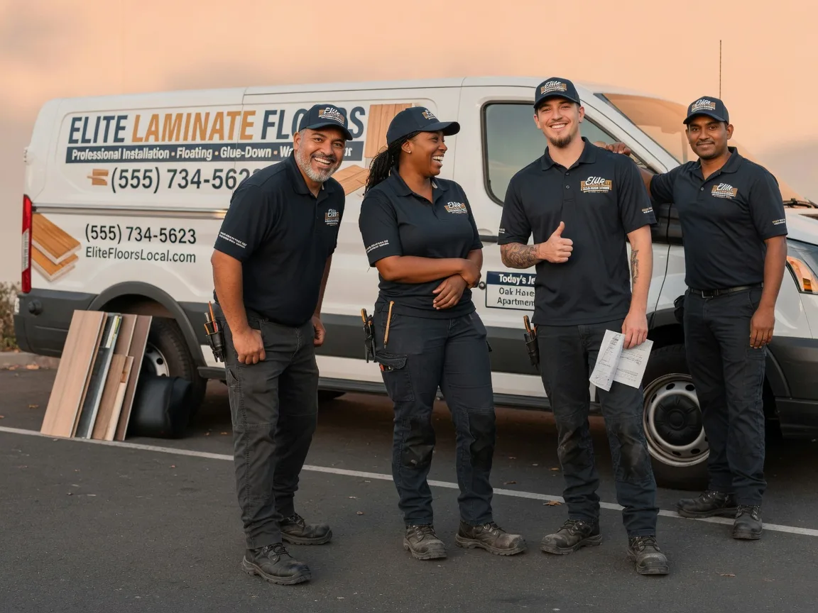 Laminate flooring installation company in Danevang, TX